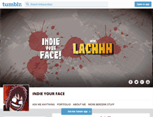 Tablet Screenshot of indieyourface.com